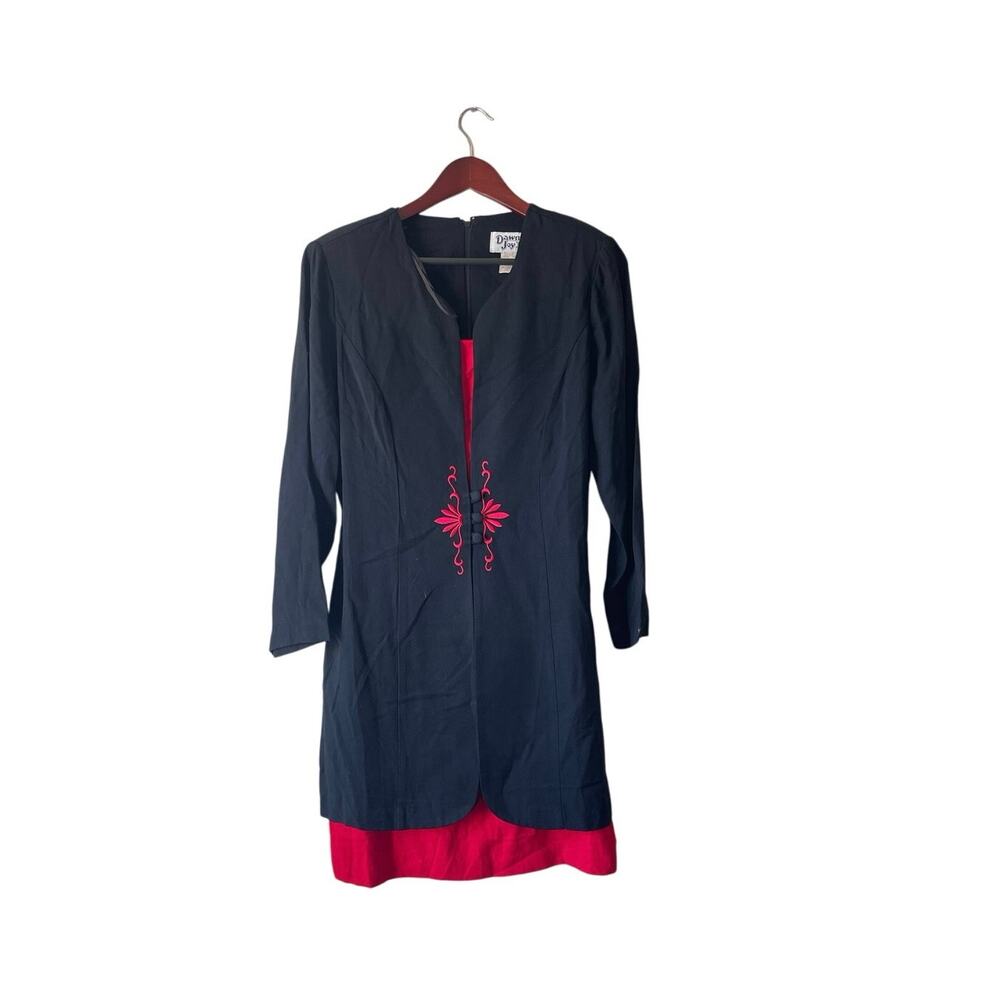 Vintage vampy emo‎ 90s layered dress mini  medium